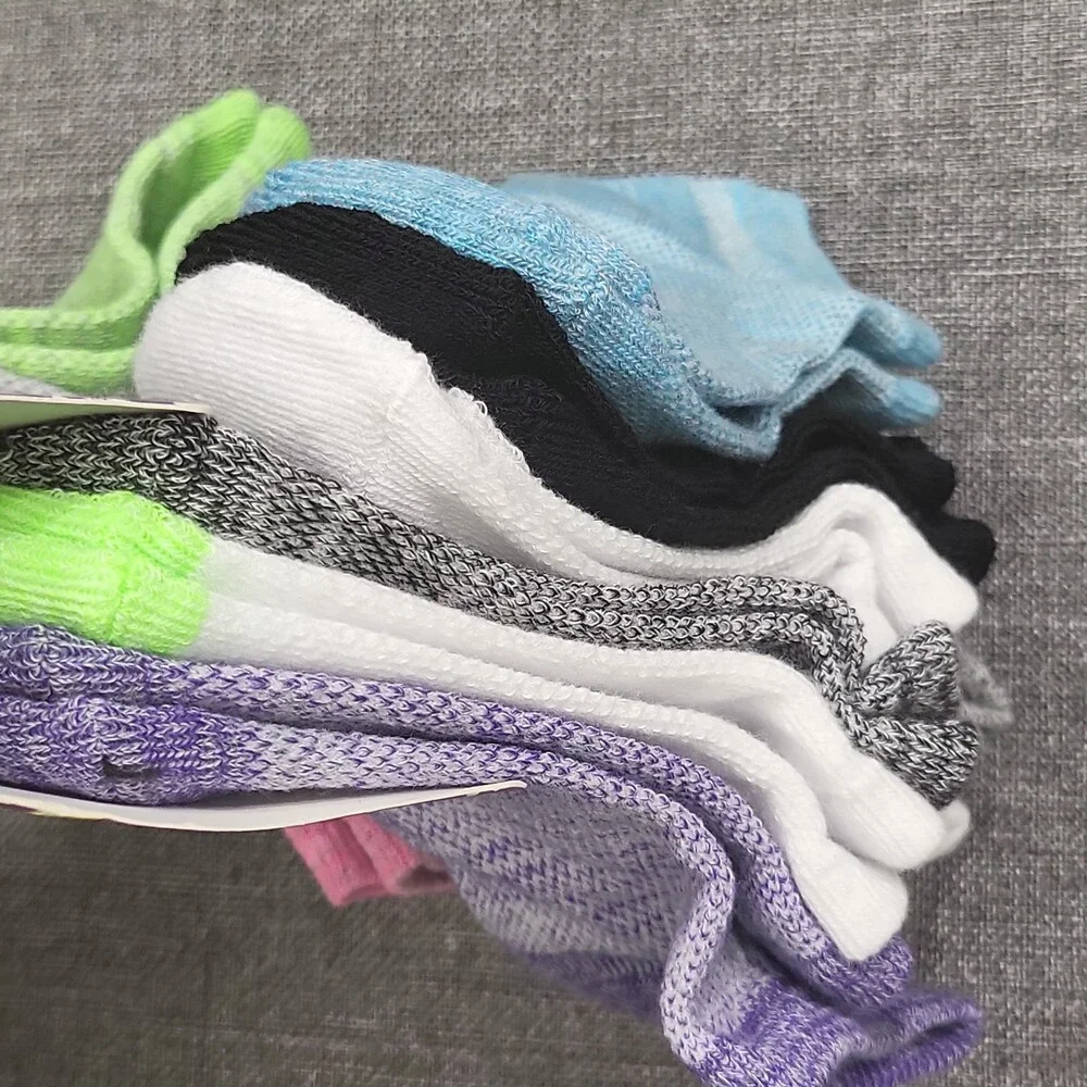 Hanes Girls' 12-Pairs Cool Comfort Mesh Super No Show Socks Size Medium 10.5-4